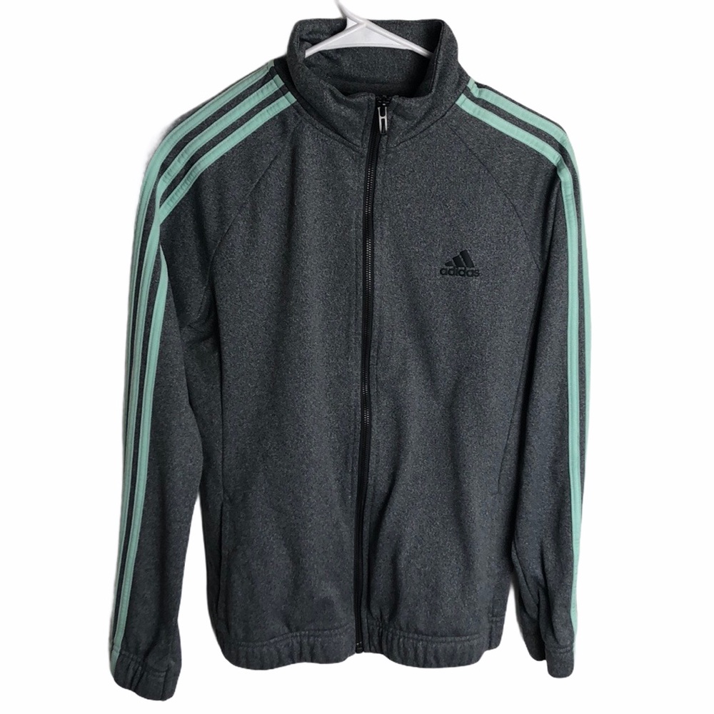 Adidas Athletic Zip Up Track Jacket Sweater Size M